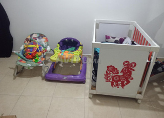 lit bébéet youpala avec chaise bebe