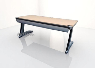 Bureau droit Steelcase 160x80cm pied L