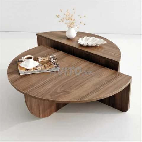 Table Basse de Café en Bois