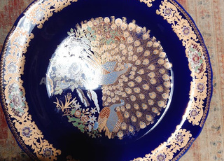 طبسيل الطاووس الحر  تحفة فنية نادرة