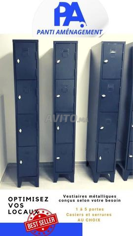 Armoire casier vestiaire métallique EN STOCK - 2