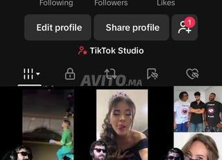 حساب تك توك للبيع 