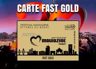 Tickets MAWAZINE Gold