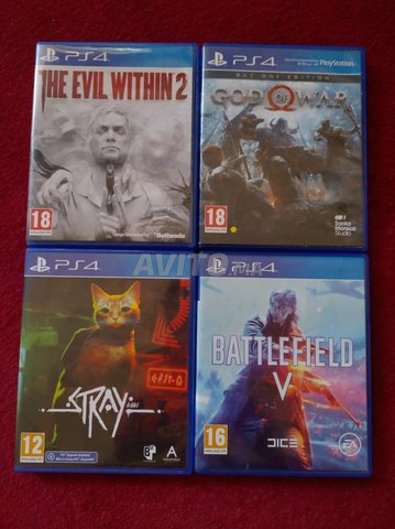 jeux CD playstation 4