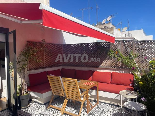 شقة مفروشة رائعة مع تراس في أكدال - 2