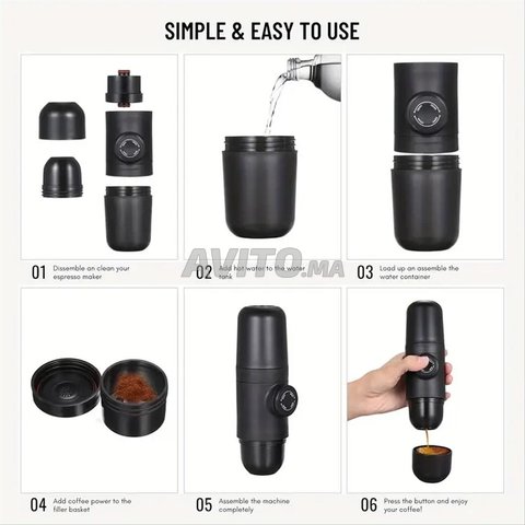 cafetière portable pour les voyages et la maison