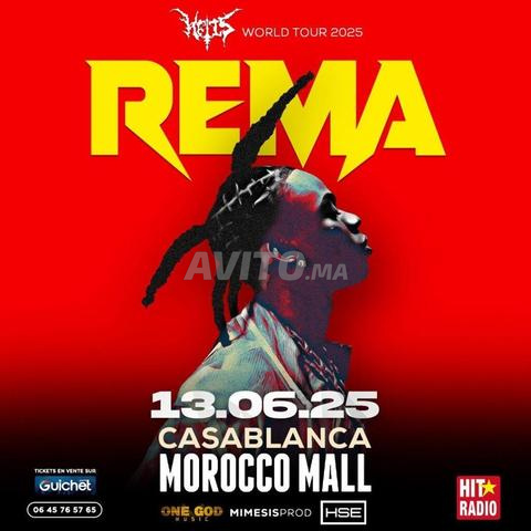 Rema VIP Concert Morocco Mall 13 Juin 