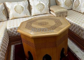 Table pour Salon marocain - bois de cèdre - neuve