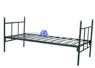 Lit double avec structure métallique