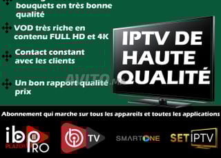 Formule d'IPTV véritable premium 4K vraie et FHD