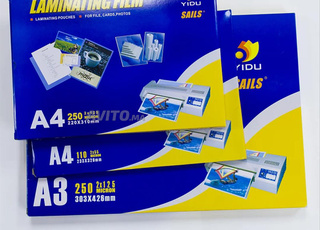 pochettes de plastification thermique transparente