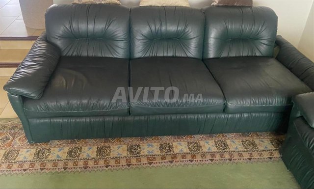 Salon en cuir