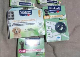 pipettes et colliers anti parasites