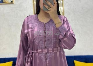 قفطان ثوب جوهرة ترزة لون ف لون بالحزان