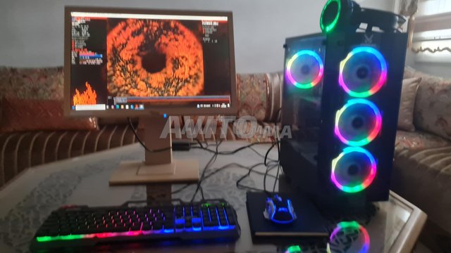 setup i3 8100 3.60Gh 128ssd 500GB/16G  rx 580 8GB