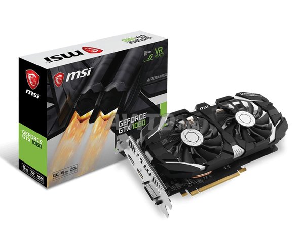 Carte graphique MSI GeForce GTX 1060 6Go OVC1