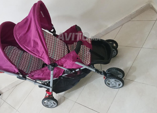 poussette كروسة توأمين