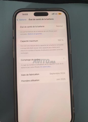 iPhone 16 pro max neuf