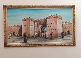 لوحة فنية يدوية اثرية