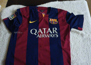 maillot Barcelona Original 2014 Suarez M Domicile