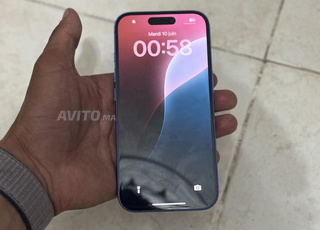 iphone 16 normal bleu neuf 128/100
