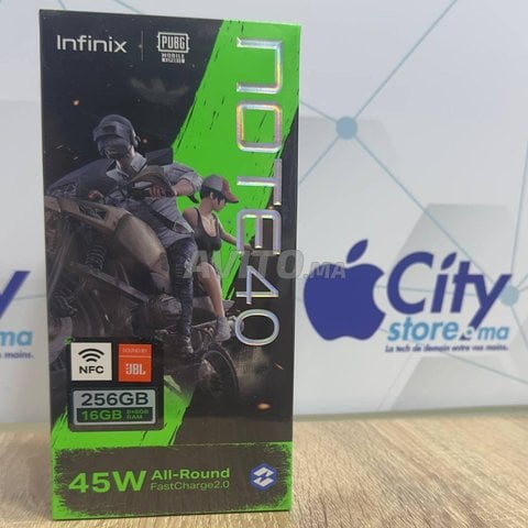 Infinix Note 40 256Go 8Go RAM