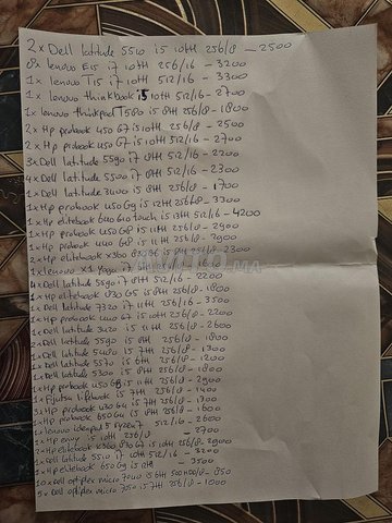 65 pc's  dell/hp/lenovo 