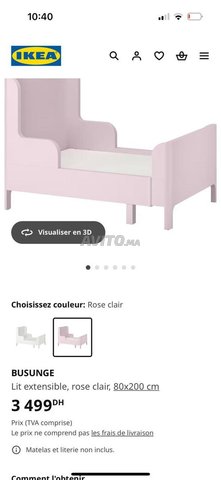 Lit IKEA extensible