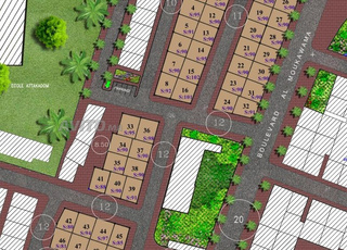 R3 بقع ارضيه مجهزة و محفظة 