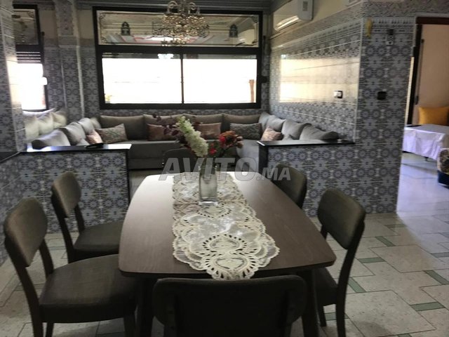 Set NINA Table 6 chaises Marron marque KITEA