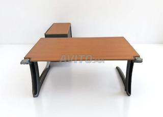 طقم مكتب Haworth 160 سم وخزانة عرض