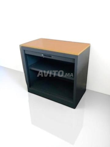 Ensemble bureau Steelcase avec armoire rideaux