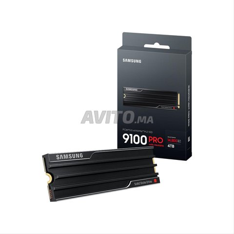 Samsung 9100 PRO 4TB PCIe 5.0 M.2 SSD / Heatsink