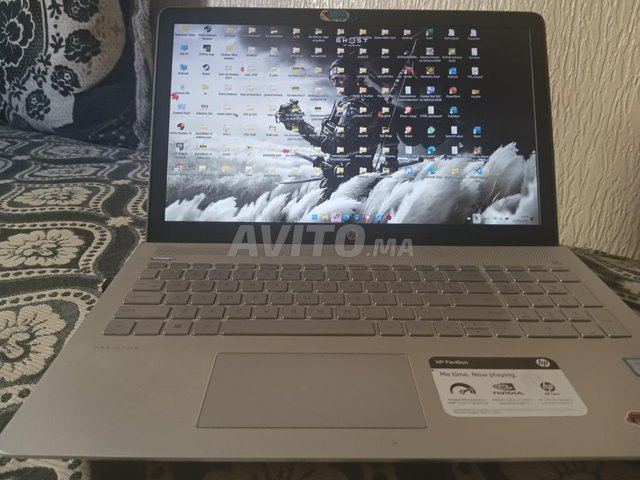 حاسوب محمول HP Pavilion i7–m SSD HDD  بحالة جيدة