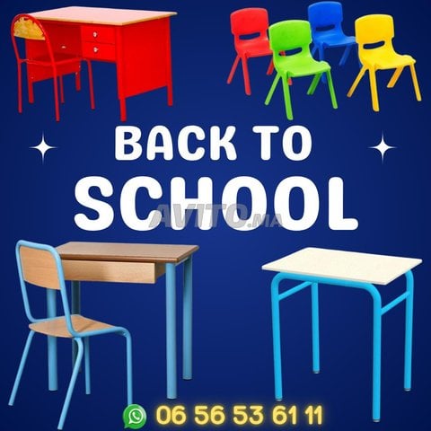 ✨ Tables et chaises réglables pour élèves
