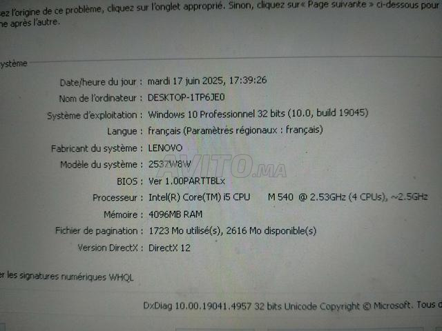 pc lenovo i5 generation 9dima xwia khdam - 2