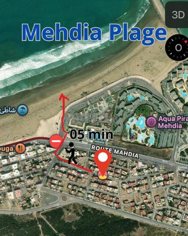 Appartement à louer 110 m² à Mehdia