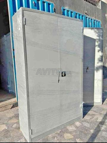 Armoire métallique haute a deux portes battante@^@