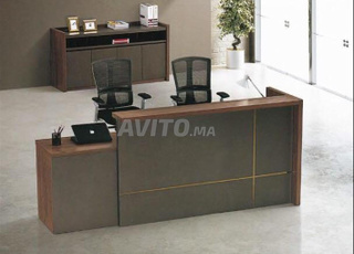 📏👥 Comptoir de réception professionnel 