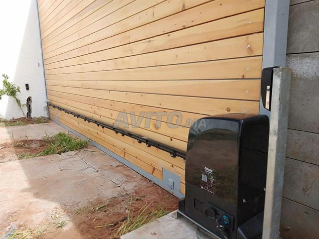 مجموعة محرك للباب الجرّار portail coulissant