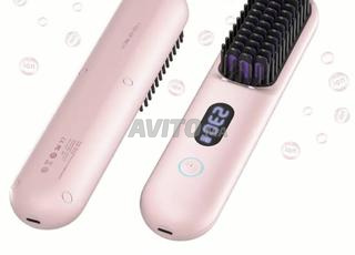 Peigne Lisseur de Cheveux Sans Fil Portable 
