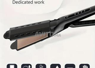 Plaque à lisser et fer à boucler 2 en 1