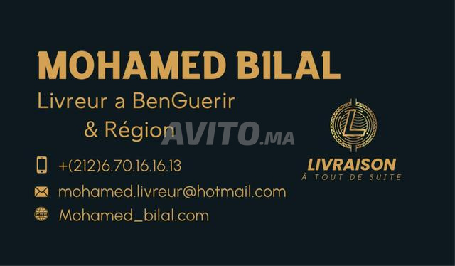 livreur dans la ville de BenGuerir 