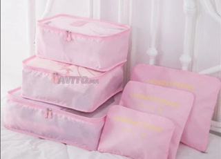 مجموعة حقائب تنظيم السفر المثالية من 6 قطع