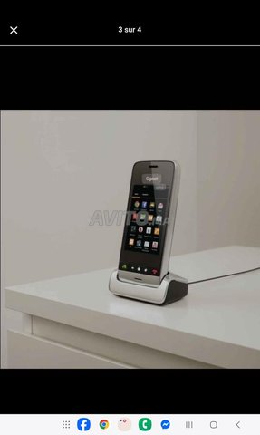 téléphone fixe sans fil seimens haut gamme tactile