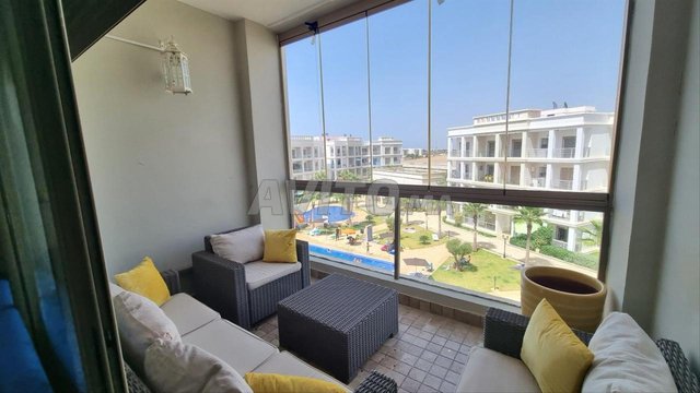 Appartement meublé à bouzinka rés avec piscine