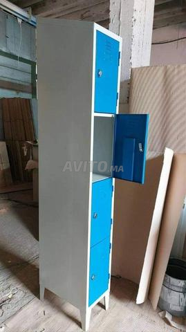 Armoire casier vestiaire métallique 3 portes @^\@