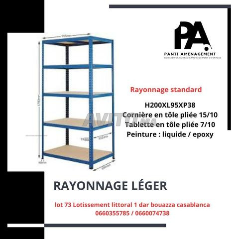 Les étagères métallique pour stockage \ rayonnage