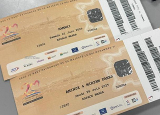  2 ticket gold Mawazine