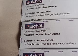 TICKETS GIMS DADJU JASON DERULO